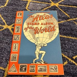 “The Atlas Stamp Album of the World” Fully Illustrated